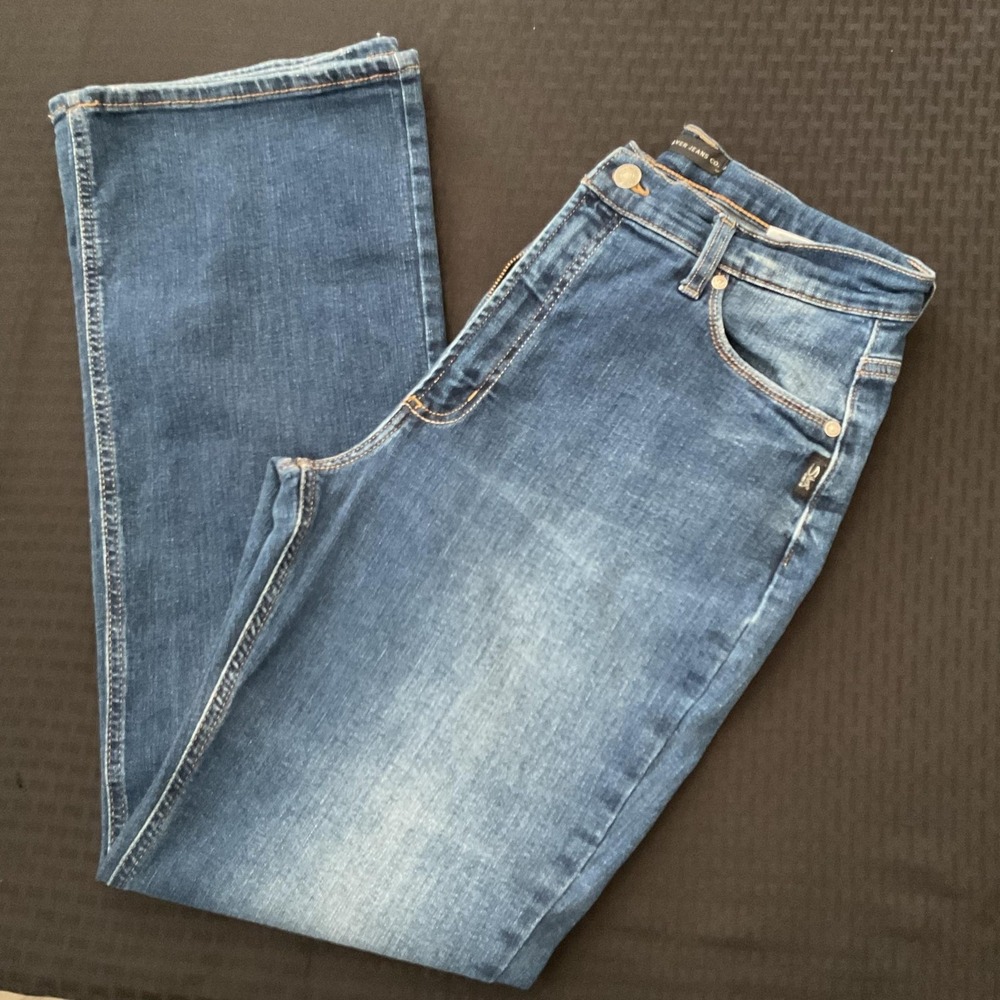 Silver Jeans Co. Jeans Womens 30x30 Blue Medium Wash Bootcut Zip Fly Regular Fit